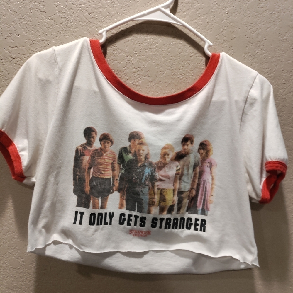 stranger things crop top